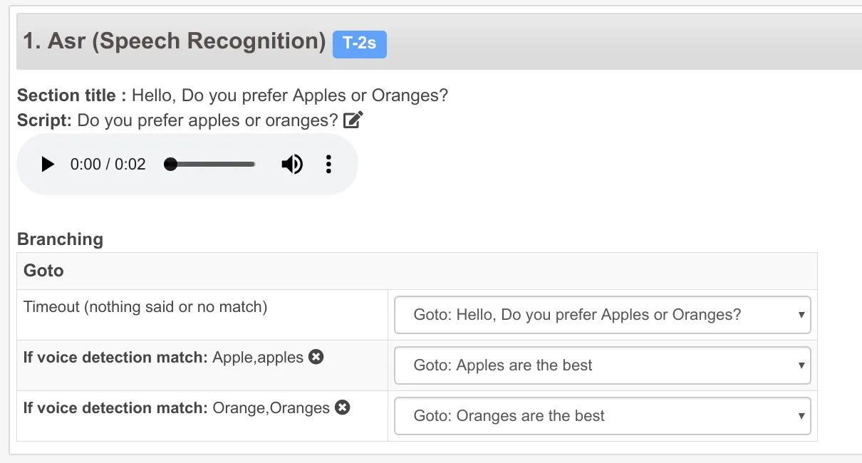 Dialer ASR speech recognition